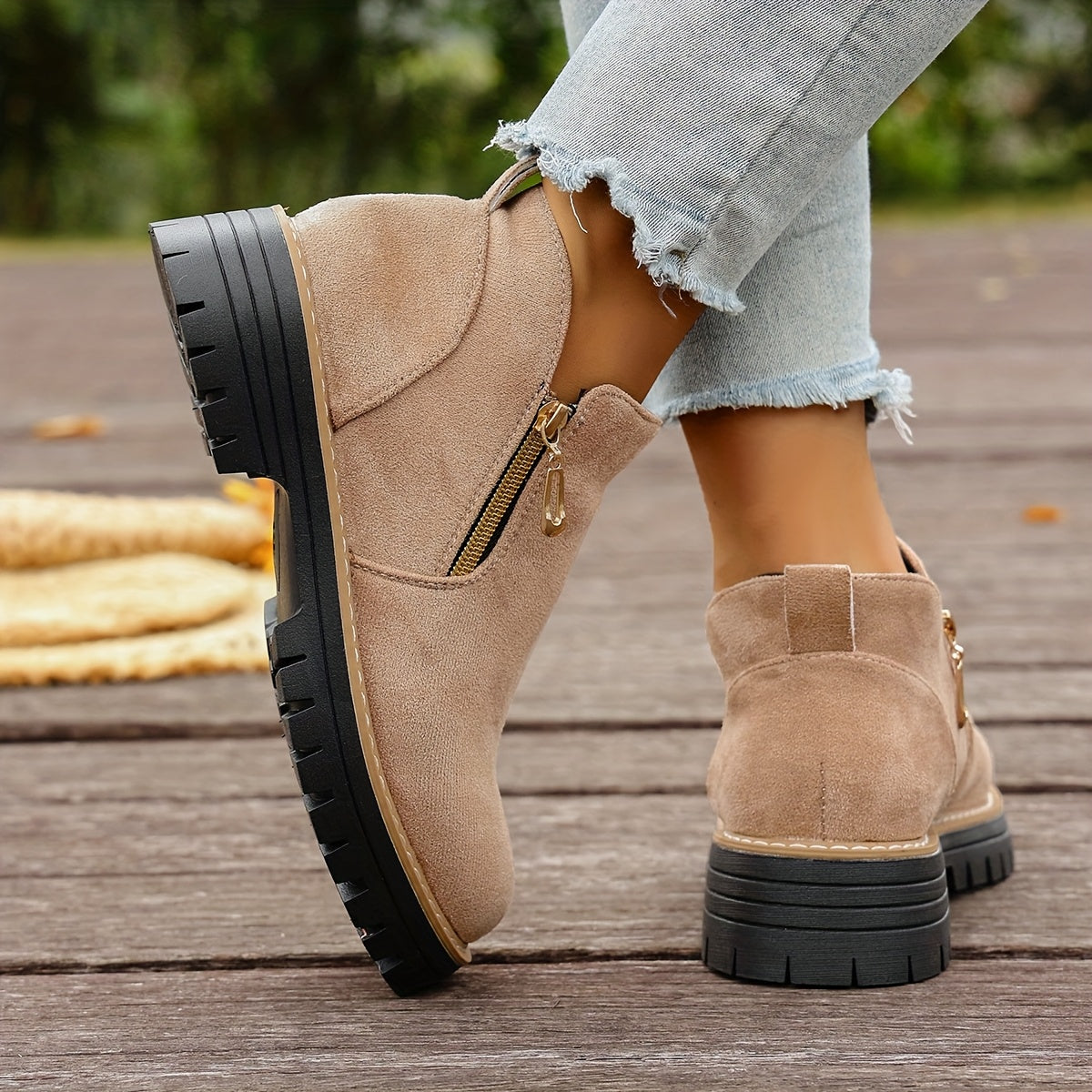 🔥Last Day Promotion 50% OFF - Women's Chunky Platform Ankle Boots