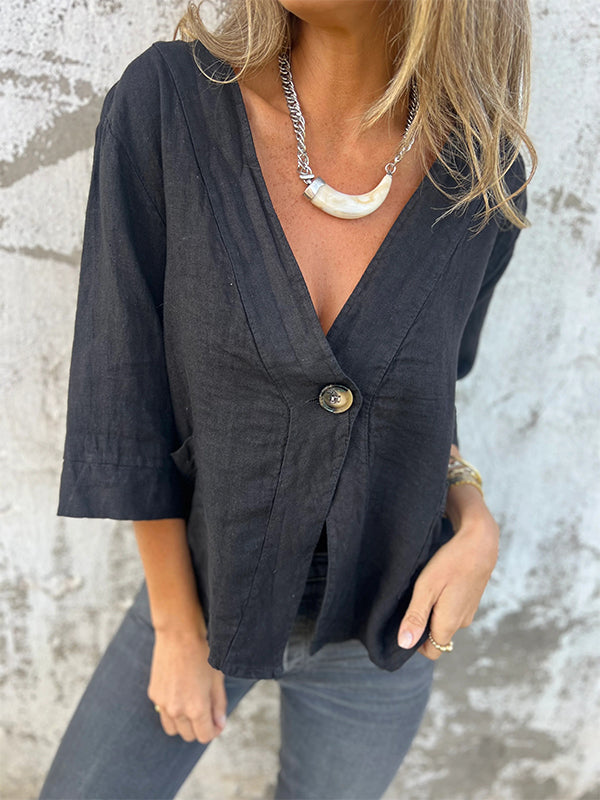 NEW🔥 Linen Pocket Shirt
