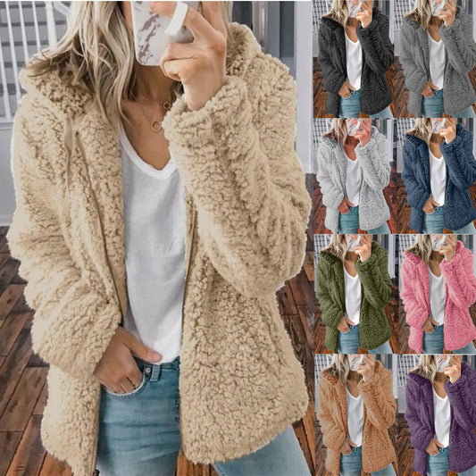 🔥LAST DAY 50% OFF🔥 Women's Hooded Wool Coat