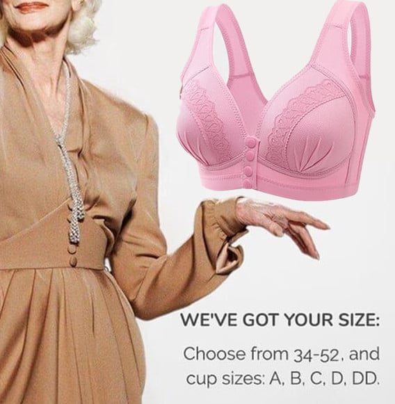 💕BUY 1 GET 2 FREE💕-2024 Front Button Breathable Skin-Friendly Cotton Bra